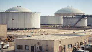 Ras Tanura една от най големите рафинерии на Saudi Aramco беше