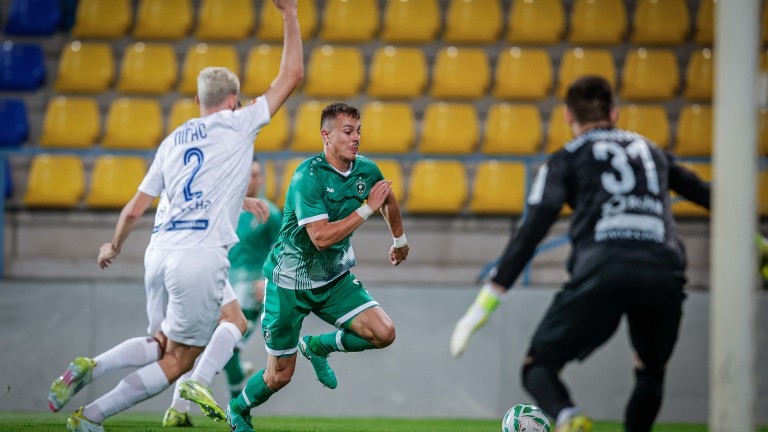 Динамо Минск - Лудогорец 2:2 (Развой на срещата по минути)