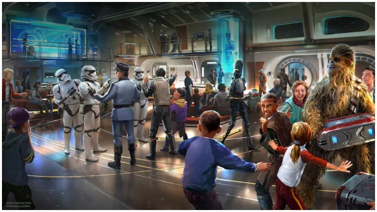 Хотелът на Disney, проектиран в стил Междузвездни войни (Star Wars: