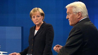 Меркел изостава от Щайнмайер след предизборен дебат