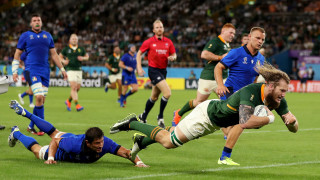 Ръгбистите на Южна Африка отбелязаха седем есета срещу Италия и