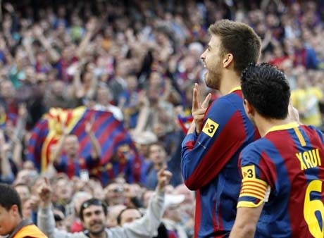 Барса се "разходи" в дербито на Каталуня