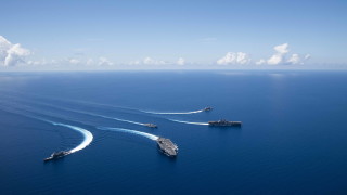 Военноморските сили на Великобритания Австралия и САЩ успяха да контролират