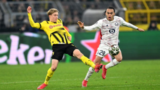 Отборите на Борусия Дортмунд и Лил завършиха наравно 1 1 в първия осминафинален