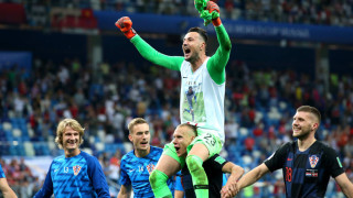 Вратарят на хърватския национален отбор Даниел Субашич записа забележително постижение