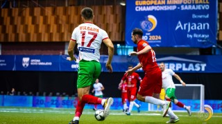 Българският национален отбор по мини футбол допусна първа загуба на