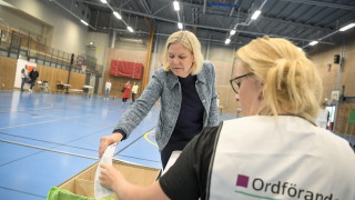 Шведската социалдемократическа работническа партия печели изборите за Европейски парламент в