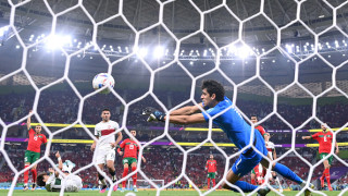 Вратарят на националния тим на националния отбор на Мароко Ясин