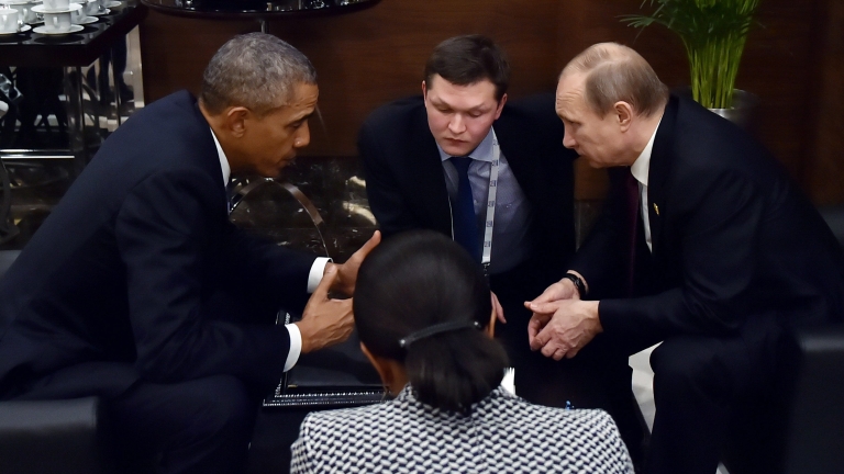 Путин и Обама очи в очи. Какво си казаха?