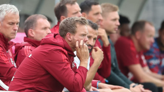Треньорът на Байерн Мюнхен Юлиан Нагелсман говори след загубата с