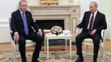  Путин и Ердоган се схванаха за прекъсване на огъня в Идлиб след маратонски договаряния 