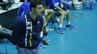Треньорът и президент на волейболния Левски Владимир Николов говори преди