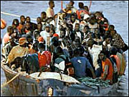 Лампедуза на бунт срещу бежанците 