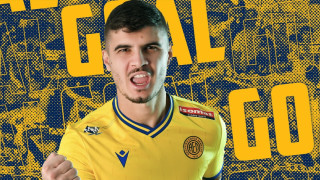 Българският нападател Георги Минчев игра едно полувреме при победата на