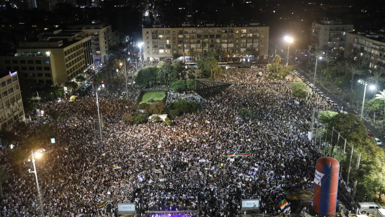 Пореден протест срещу спорния закон в Израел 