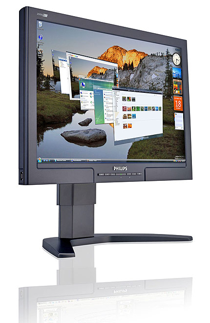 Philips представя нови широкоекранни LCD монитори, оптимизирани за Vista
