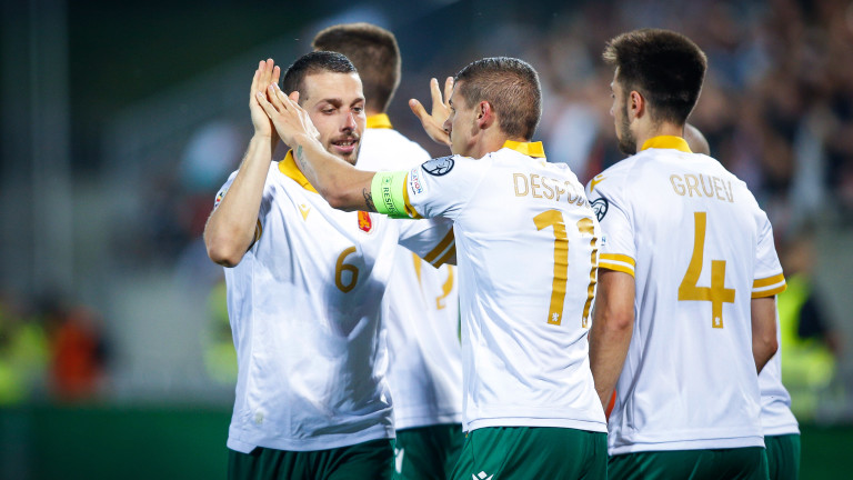 Контролната среща между националните отбори по футбол на България и