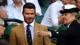 Дейвид Бекъм открадна шоуто на Уимбълдън