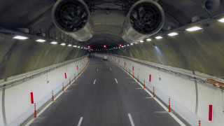 В тунел "Витиня" към Варна за два часа ще се преминава само в изпреварващата лента