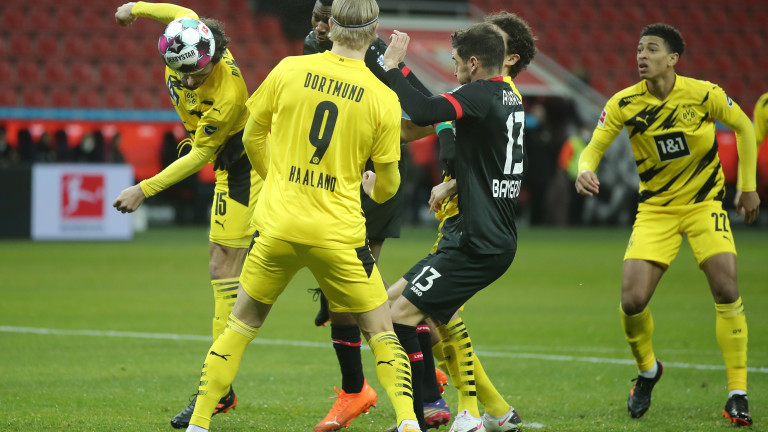 Байер (Леверкузен) - Борусия (Дортмунд) 2:1, Флориан Виртц с гол за домакините