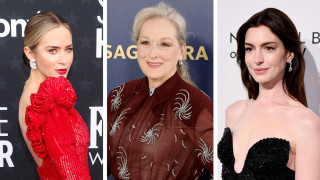 Актрисите от Дяволът носи Прада Мерил Стрийп Ан Хатауей и