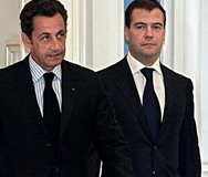 Медведев призова Саркози да отчете "новите реалности"