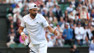 Най добрият ни български тенисист Григор Димитров и треньорът му Джейми