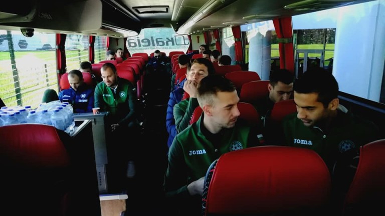 Националният отбор по футбол на България отпътува за Люксембург, където