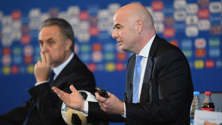 Президентът на ФИФА Джани Инфантино изрази за пореден път