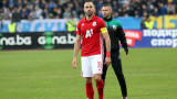  Капитанът на ЦСКА Петър Занев към този момент има 170 мача в елита на българския футбол 