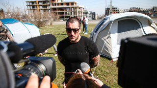 Лидерът на Сектор Г Иван Велчев съобщи че палатковият лагер