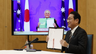 Япония и Австралия приветстваха ново споразумение за тясно сътрудничество в