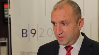 Президентът Румен Радев който е в словашкия град Кошице за