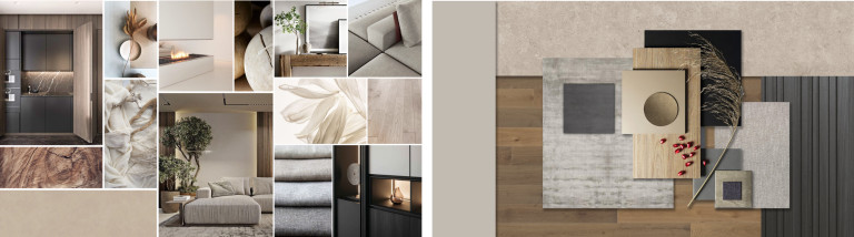 Moodboard и materialboard