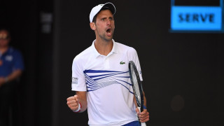 Новак Джокович загуби сет на Australian Open 2019 но продължава