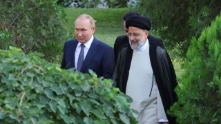 Руският президент Владимир Путин и президентът на Иран Ебрахим Раиси