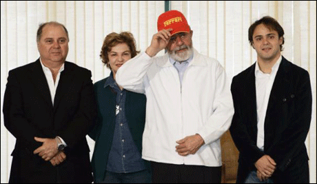 Фелипе Маса получи медал от президента на Бразилия