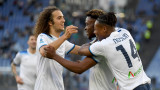 Лацио победи Аталанта с 1:0 в мач от Серия А