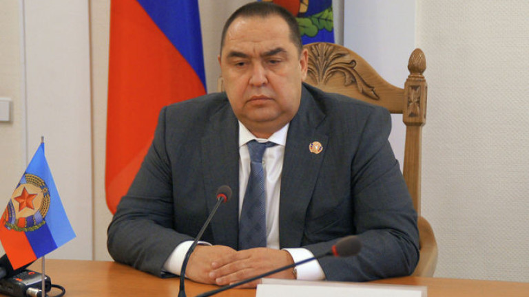 Лидерът на самопровъзласилата се Луганска народна република Игор Плотниций подаде