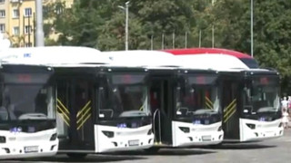 Въведоха в експлоатация новите 60 екоавтобуса в София Новите автобуси