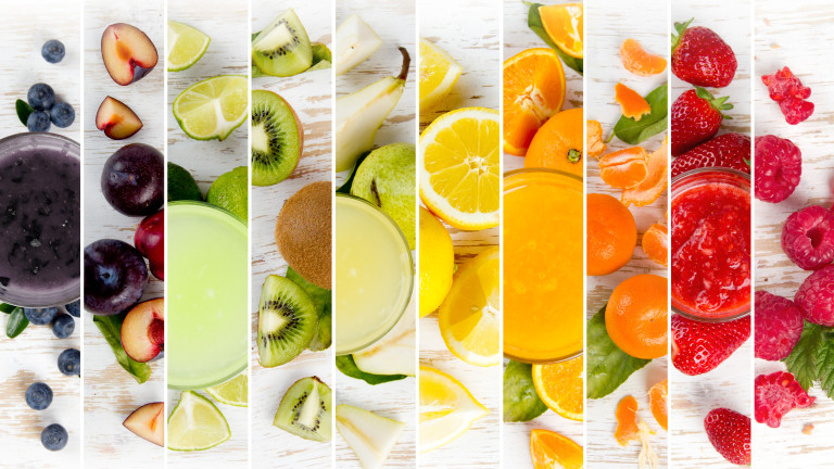 Разликите между плодовете и техният сок