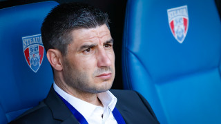 Техническият директор на Българския футболен съюз Кирил Котев и помощник треньорът