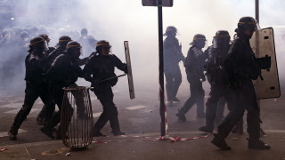 Сблъсъци на протест в Париж 
