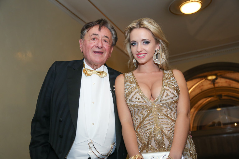 Ричард Лугнер и Кати Шмиц през 2015 година