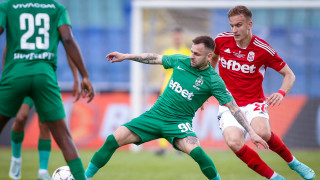 Нападателят на Лудогорец Спас Делев бе много щастлив от спечелването