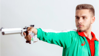 Кирил Киров спечели бронзов медал в дисциплината 10 метра пистолет
