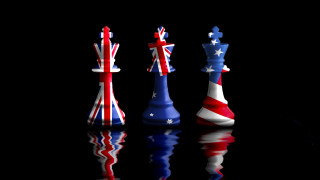 Партньорите от AUKUS Австралия Великобритания и Съединените щати водят дискусии