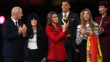  Кралица Летисия и успеха на испанския народен тим на Световното по футбол за дами 