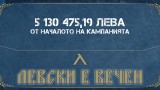 Приходите от кампанията "Левски е вечен" надхвърлиха 5 милиона лева