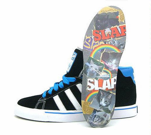 Съвместен проект на Adidas и списанието за скейтборд Slap